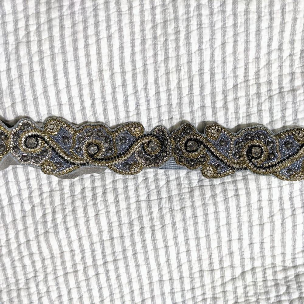 Anthropologie Beaded Belt